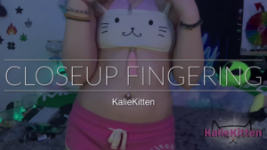 Close Up Fingering & Lush