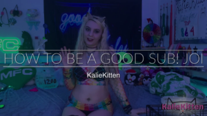 How To Be A Good Sub - JOI, Stripping, Masturbation