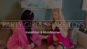Party Girls Share Toys with MollyMayhem