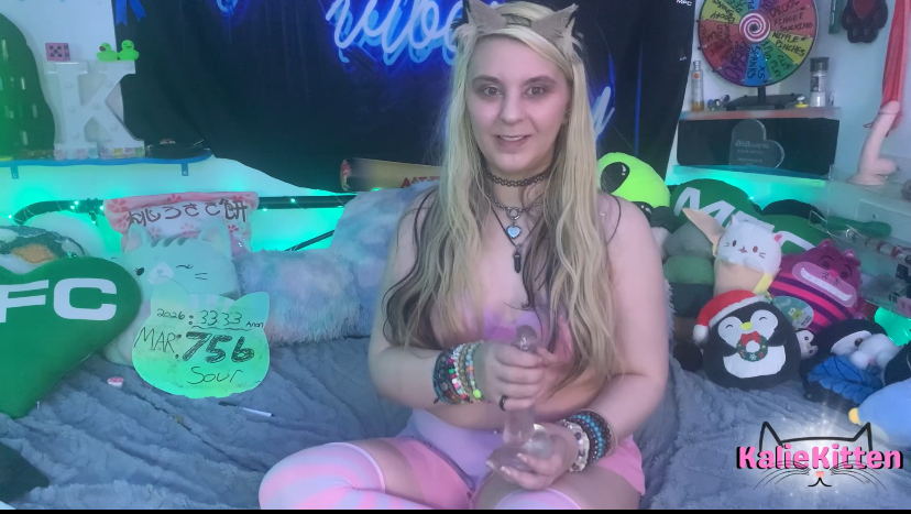 “Cum for Kitten” Kitten’s First JOI & Dildo Handjob